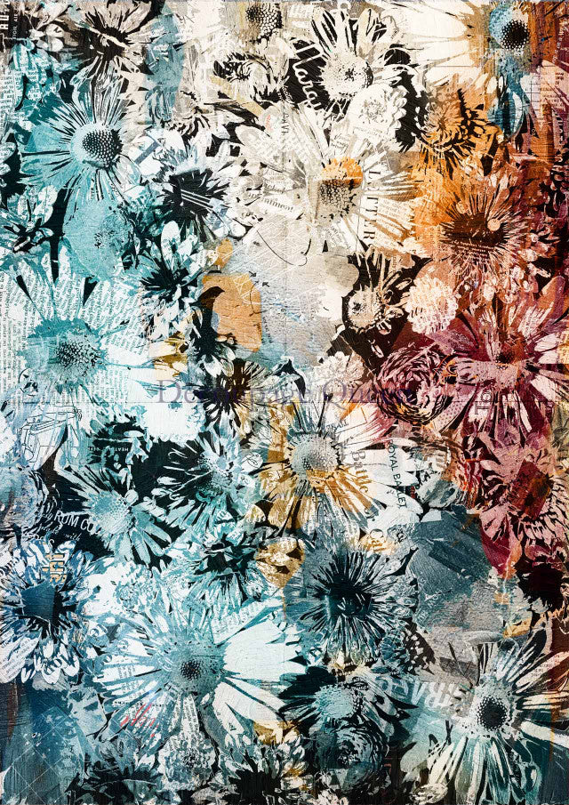 Decoupage Queen Andy Skinner Floral Collage-A1