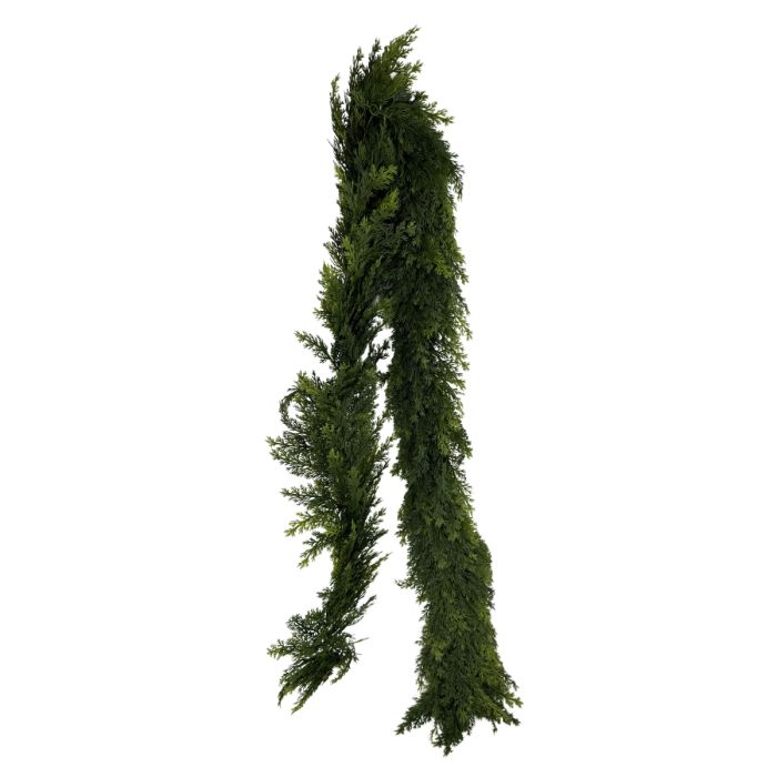 6' Soft Cedar Garland - Green