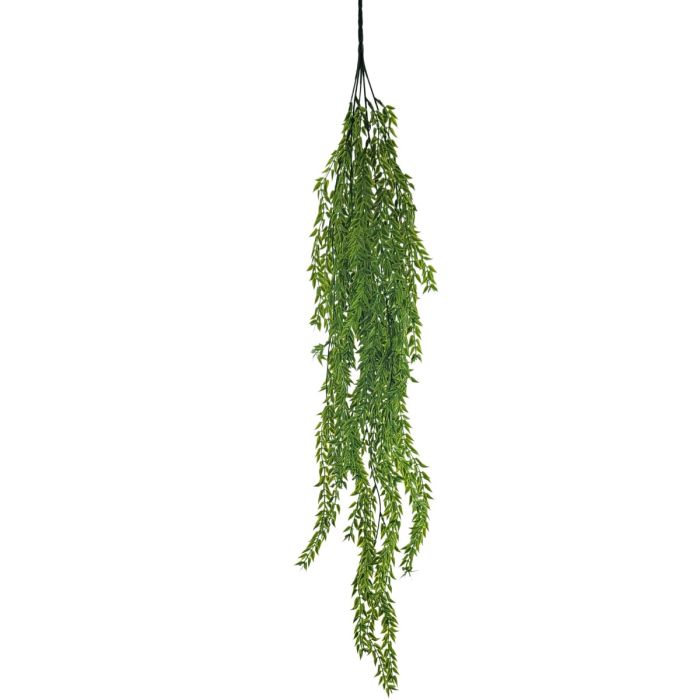 Artificial hanging plant on a white background