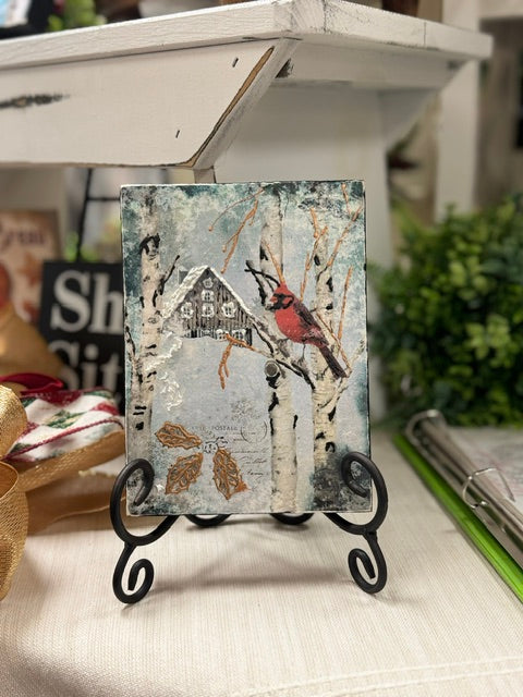 DIY Shelf Sitters: An Easy Beginner Decoupage Project