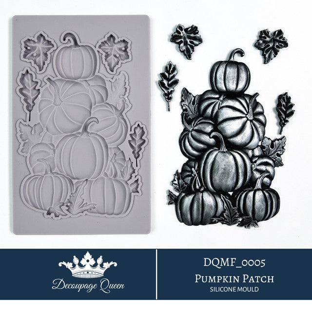 PRE ORDER-Decoupage Queen Pumpkin Patch Silicone Mould- Limited Edition