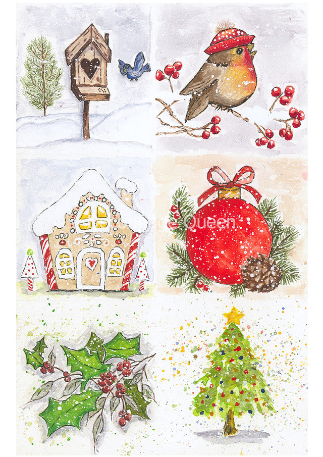 Decoupage Queen-Old to Ooh La La Christmas Scenes