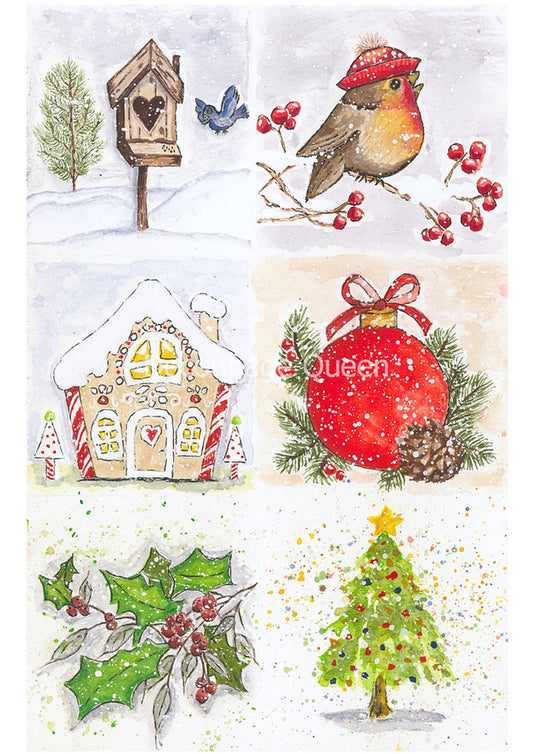 Decoupage Queen-Old to Ooh La La Christmas Scenes