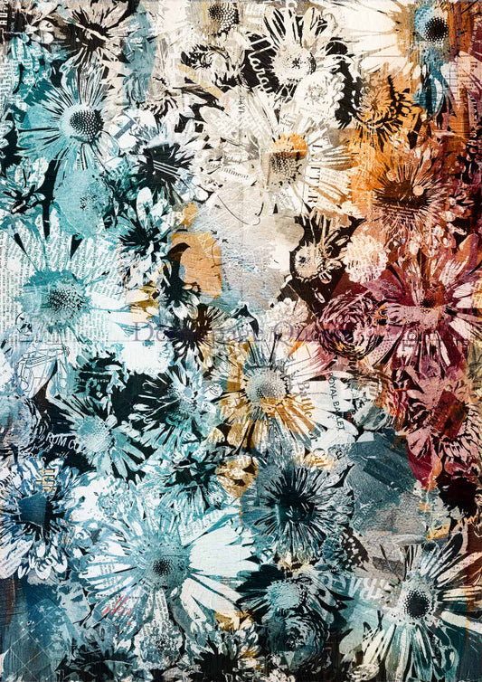 Decoupage Queen Andy Skinner Floral Collage-A1