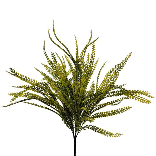 Large Plastic Bead Grass 49 Leaves - Yellow