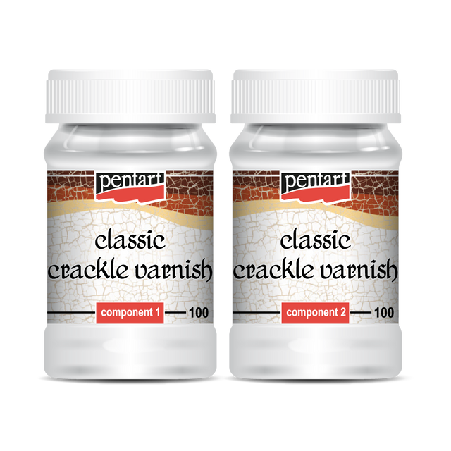 Crackle varnish, classic, 2 components, 100 ml set