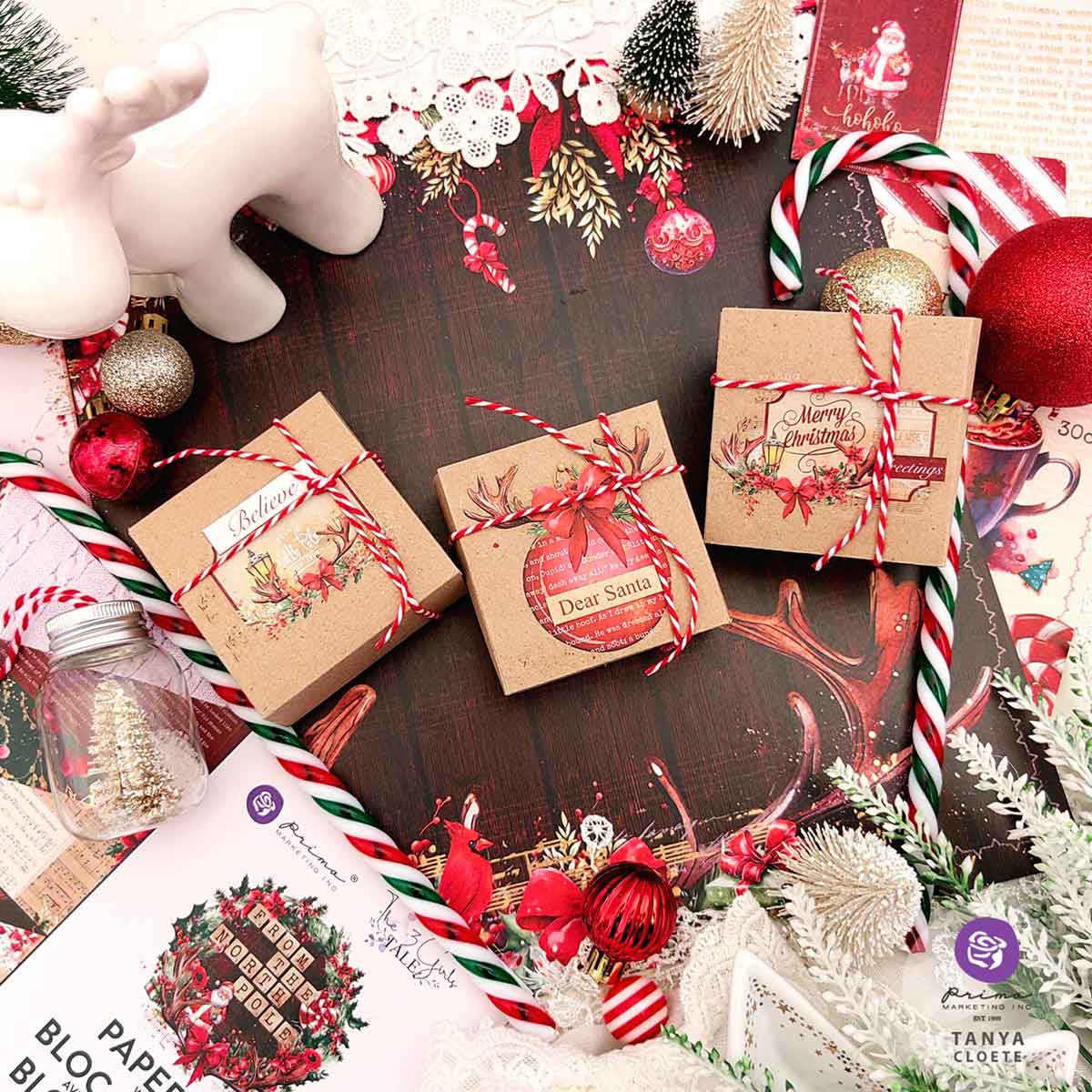 Get into the holiday spirit with our exclusive “From the North Pole “6×12 Transfer Sheets for your projects! Designed by The 3 Girls Tale this set includes three beautifully designed transfer sheets, each measuring 6″x12″. These transfers feature festive and joyous holiday imagery perfect for adding a touch of Christmas magic to any surface.

Versatile and easy to use, these high-quality transfers can be applied to a variety of surfaces including paper, wood (yes, they are furniture grade), metal, plastic, 