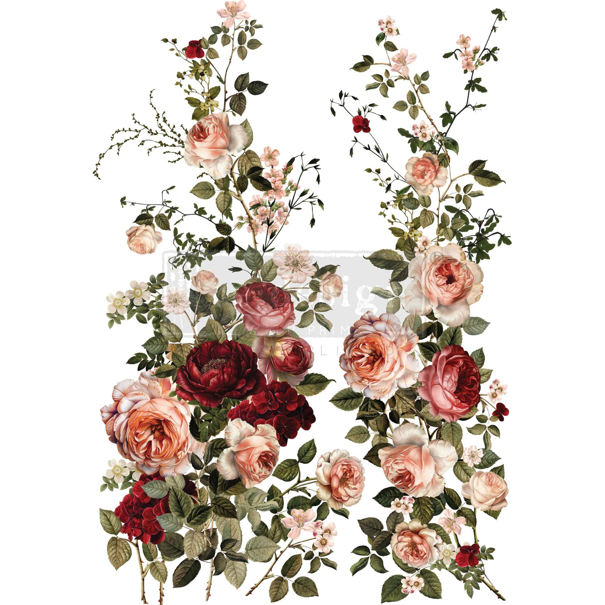 Rich, romantic, and undeniably captivating, Scarlet Embrace features a lush arrangement of blooming roses in deep crimson, soft blush, and warm ivory tones. With its graceful composition and painterly detail, this design evokes timeless elegance—perfect for adding a bold yet refined floral statement to any piece.