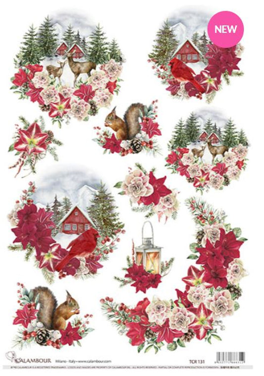 Calambour Christmas Winter Scenes TCR 131 A3-11.7"x16.5"